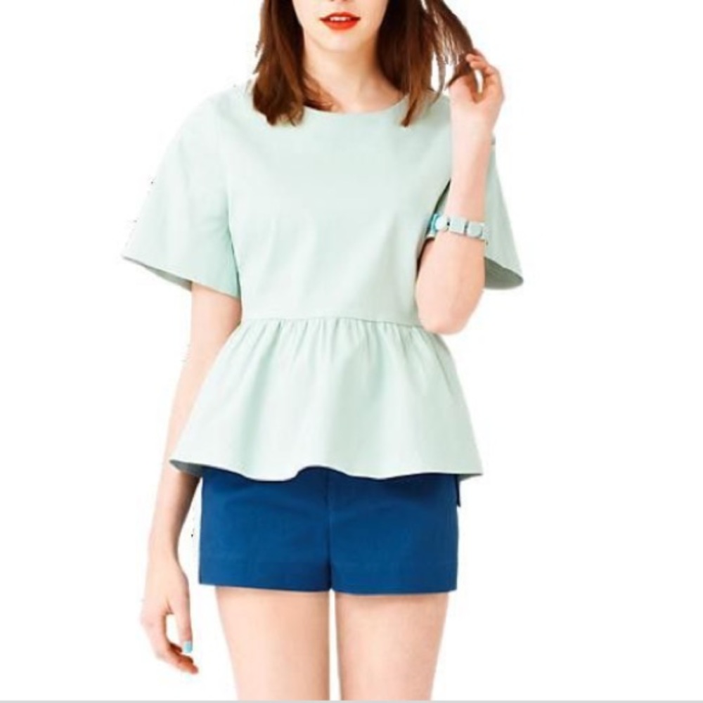 Kate Spade Saturday peplum top - NWT
